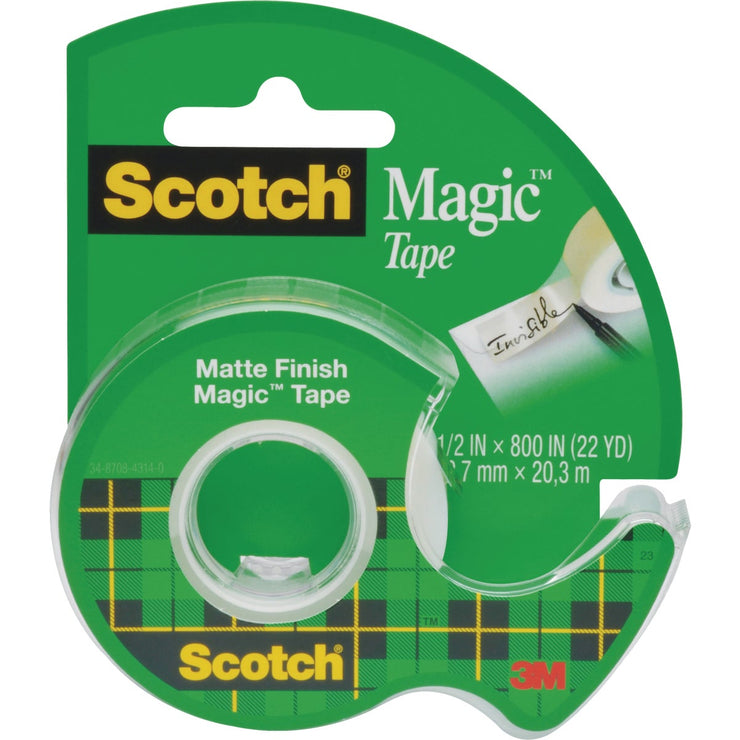 3M Scotch 1/2 In. x 800 In. Magic Transparent Tape