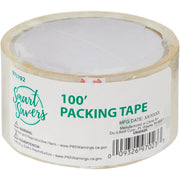 Smart Savers 4.80 cm x 100 Ft. Clear Packing Tape