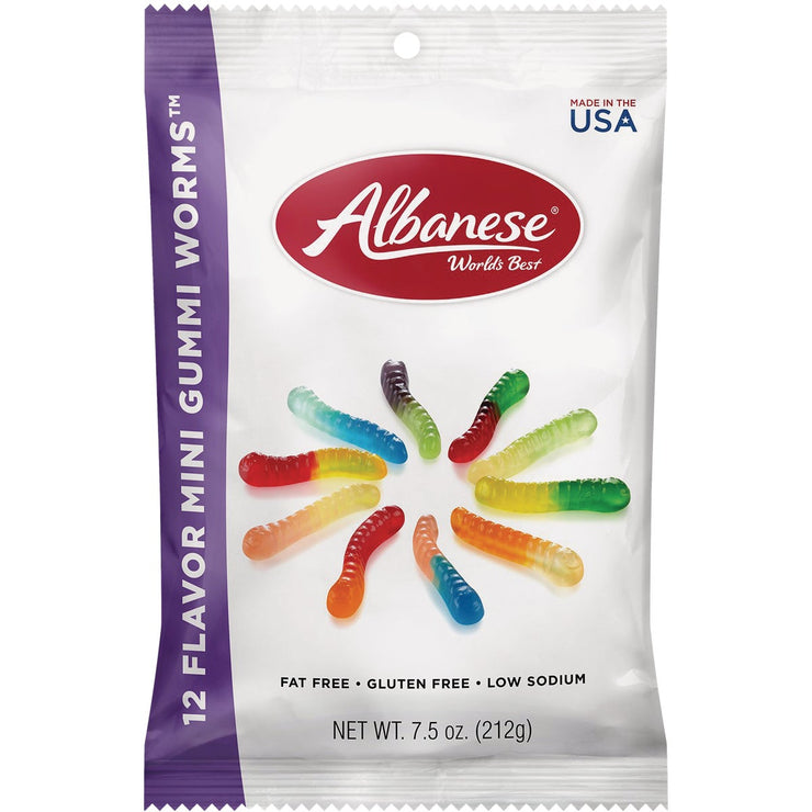 Albanese 12-Flavor 7.5 Oz. Gummi Worms