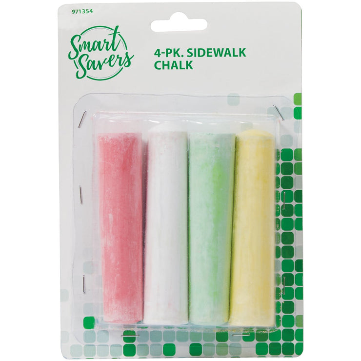 Smart Savers Sidewalk Chalk (4-Count)