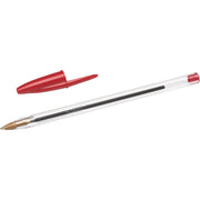 Bic Cristal Medium Point Red Ball Pen (2-Pack)