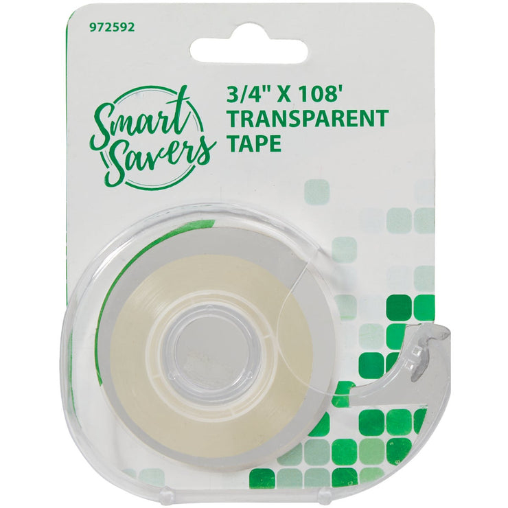 Smart Savers 3/4 In. x 1299 In. Transparent Tape