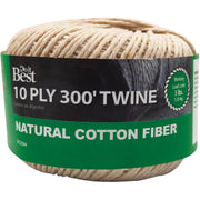 Do it Best 10-Ply x 300 Ft. White Cotton Parcel Post Twine