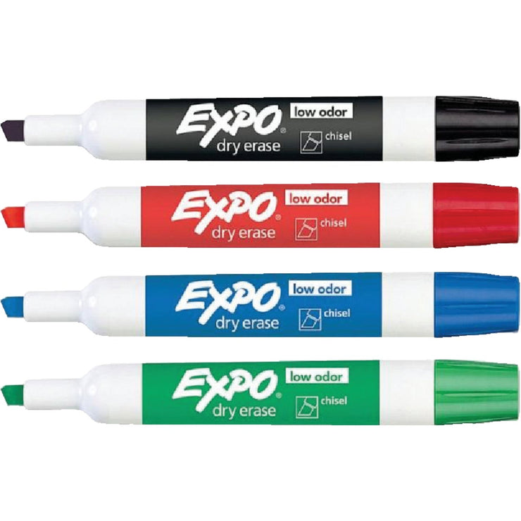 Expo Large Dry Erase Marker Assortment (4-Pack)