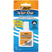 Bic Wite-Out Plus 0.7 Fl. Oz. Foam Brush Applicator Correction Fluid