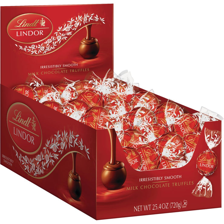 Lindt Lindor Milk Chocolate Truffle Changemaker Display (60-Count)