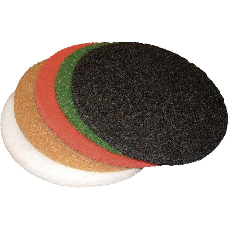 Virginia Abrasives 17 In. White Polishing Pad