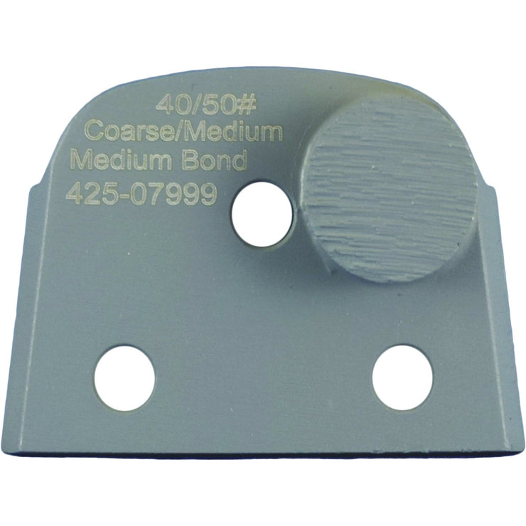 Virginia Abrasives Single Dot Medium Agressiveness 40/50 Grit Concrete Grinder Tooling (3-Pack)