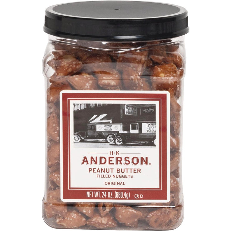 HK Anderson 24 Oz. Peanut Butter Filled Pretzel Nuggets