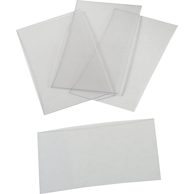 Hopp 3 In. x 1.25 In. Transparent Bin Label Holder (250-Pack)