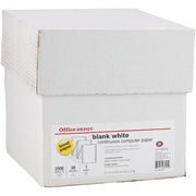 Staples 8-1/2 In. x 11 In. 20 Lb. White Blank Computer Printer Paper, 2500 Sheets