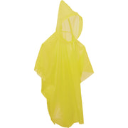 Smart Savers 52 In. x 40 In. Yellow Lightweight Rain Poncho