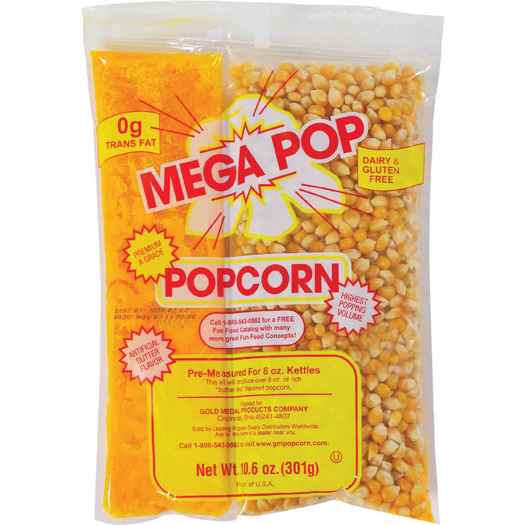 Gold Medal Mega Pop 8 Oz. Popcorn Kit (24 Kits)