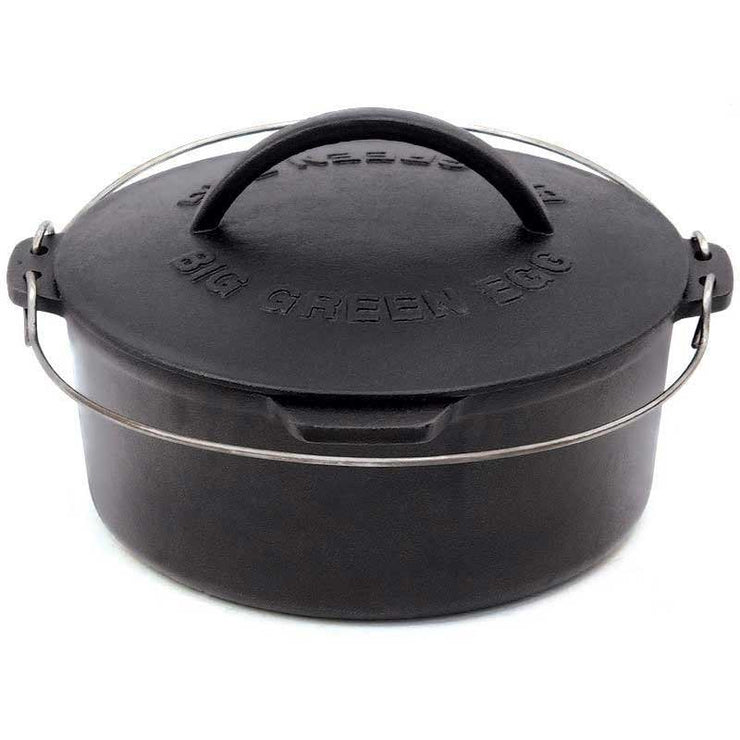 Big Green Egg Cast Iron Dutch Oven With Lid