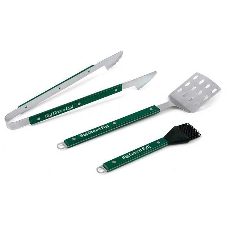 Big Green Egg BBQ Tool Set w/Wood Handles