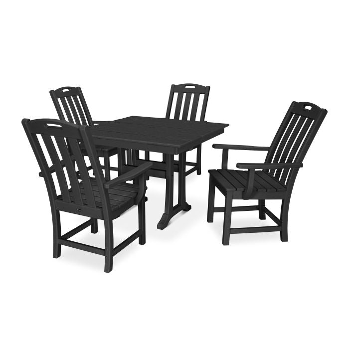 Trex® Outdoor Furniture™ Yacht Club 5-Piece Farmhouse Trestle Arm Chair Dining Set