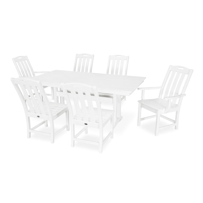 Trex® Outdoor Furniture™ Yacht Club 7-Piece Farmhouse Trestle Dining Set