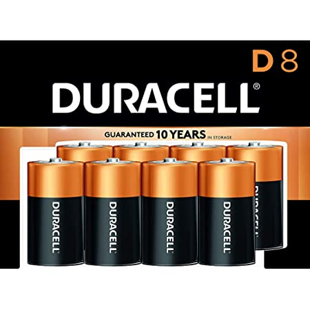 Duracell 8Pk D Batteries